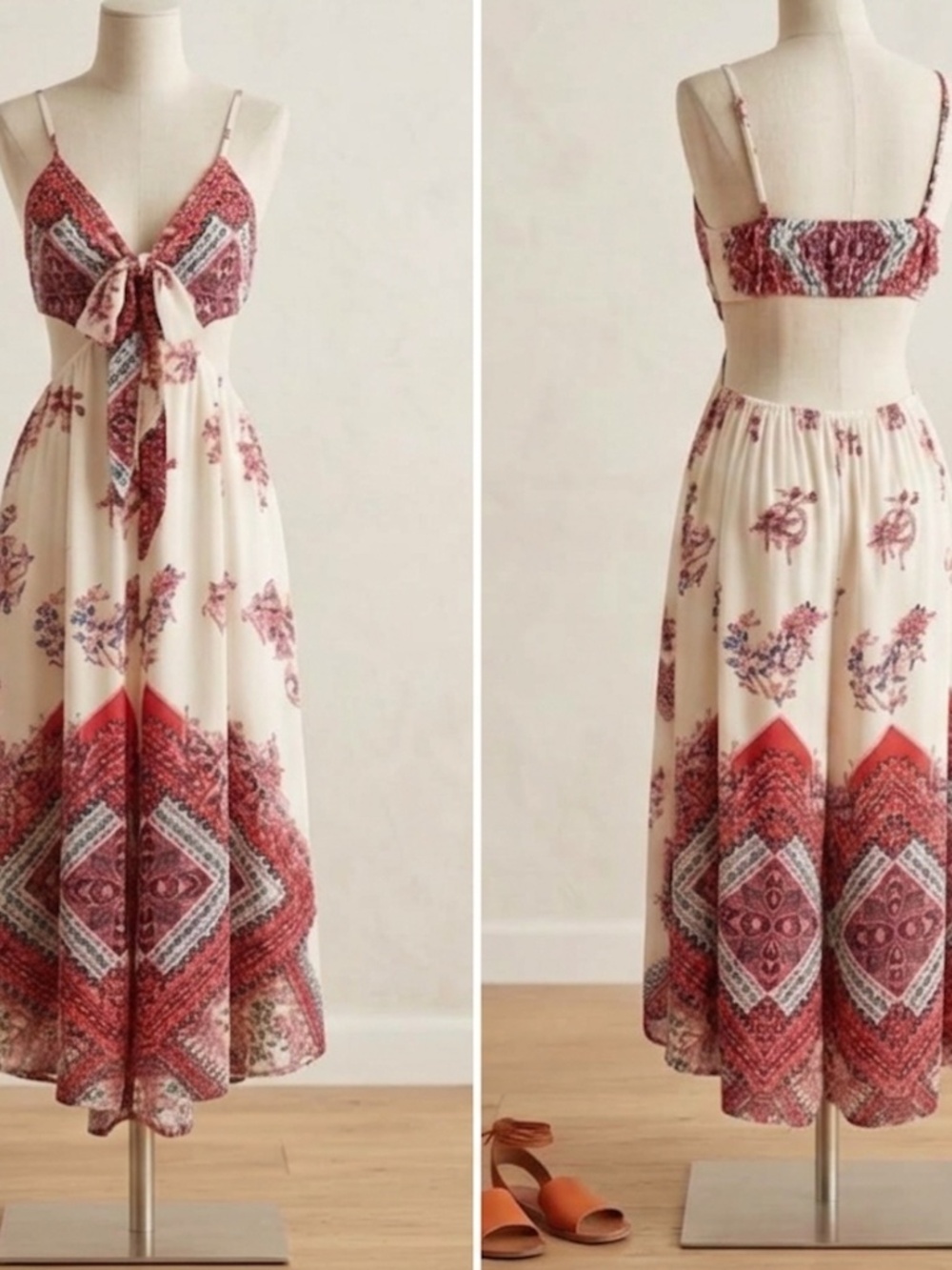 Free People Bella Cutout Wide Leg Jumpsuit